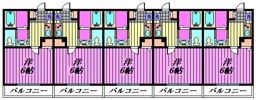 蓮田市東4丁目アパートの間取り画像
