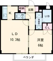 ハイツKSNの間取り画像