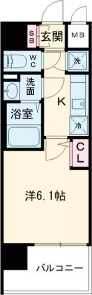 CREST TAPP 大阪EASTの間取り画像