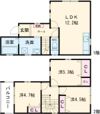 フジパレス戸建賃貸百舌鳥梅北町五丁Ⅱ期の間取り画像