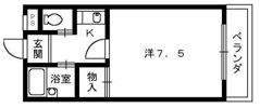 メゾンドプラトンの間取り画像
