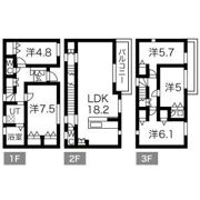 細木町二丁目 貸家の間取り画像
