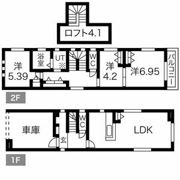 守山区大森1丁目戸建の間取り画像