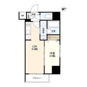 ミュプレ恵比寿の間取り画像