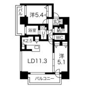F中の島の間取り画像