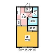 メゾンドベルⅡの間取り画像
