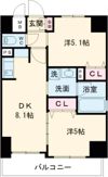 エステムプラザ京都聚楽第 粋邸の間取り画像