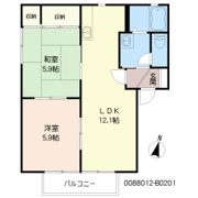 ヴェルドミール B棟の間取り画像