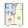 フォーブルセゾン Aの間取り画像
