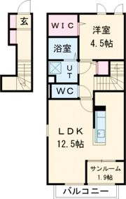 リヒト ヴィラ II棟の間取り画像