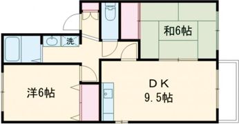セジュール桜ヶ丘Ⅱの間取り画像