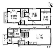 (仮)北区志茂4丁目 新築賃貸住宅の間取り画像