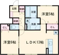 first sky Bの間取り画像