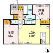 first sky Bの間取り画像