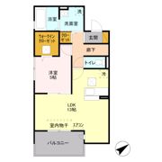 スカイパークYASHIOの間取り画像