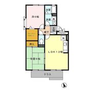 セジュール未来 Bの間取り画像