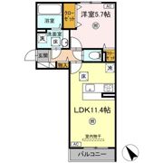 D-room Nの間取り画像