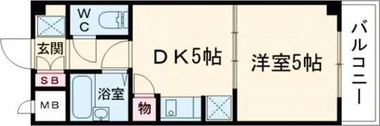 メゾンユムールの間取り画像