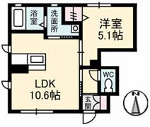 シャーメゾンAの間取り画像