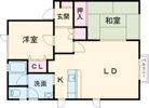 モンシャトウNANAEHAMAの間取り画像