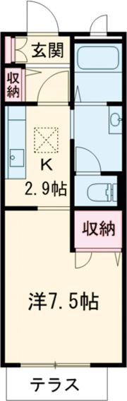 シャーメゾン北王子Bの間取り画像