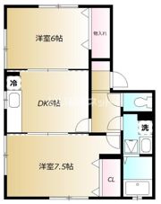 グリーンハイツ森が丘の間取り画像