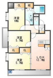 オリジンの間取り画像