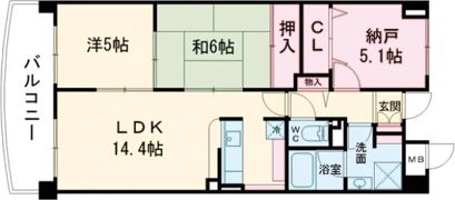 ミカド21の間取り画像