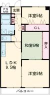 みずほマンションの間取り画像