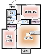 セジュール高見の間取り画像