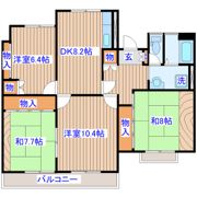 中山ワッフルヒルズの間取り画像