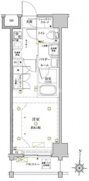 クレイシア亀戸サウスコートの間取り画像