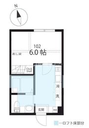 ハーミットクラブハウス鶴見諏訪坂の間取り画像