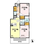 サンセール岩出の間取り画像