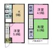 コーポ宮 1号棟の間取り画像