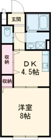 ヒルズシンシア Ⅱの間取り画像