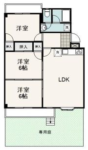 ハイレジデンスK B棟の間取り画像