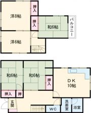 平岡町土山戸建の間取り画像