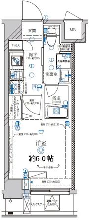 ディアレイシャス西川口の間取り画像