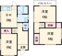 野口町野口貸家の間取り画像