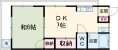 梅津ハイツの間取り画像