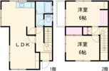 田口貸家の間取り画像