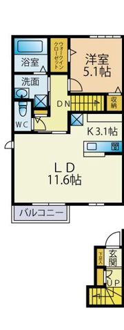 サイドヴェルデ栗東の間取り画像