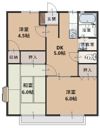 ファミールケイBの間取り画像