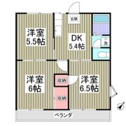 コーポ金子E棟の間取り画像