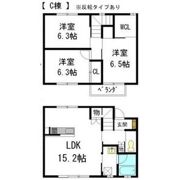 バンクーバー1106C棟の間取り画像