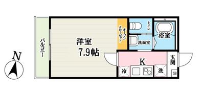 (仮称)キャメル吉川5Aの間取り画像