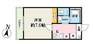 (仮称)キャメル吉川5Aの間取り画像