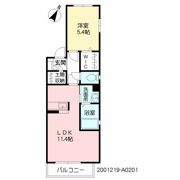 プラム原町の間取り画像