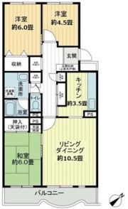 テレパレス日限山の間取り画像